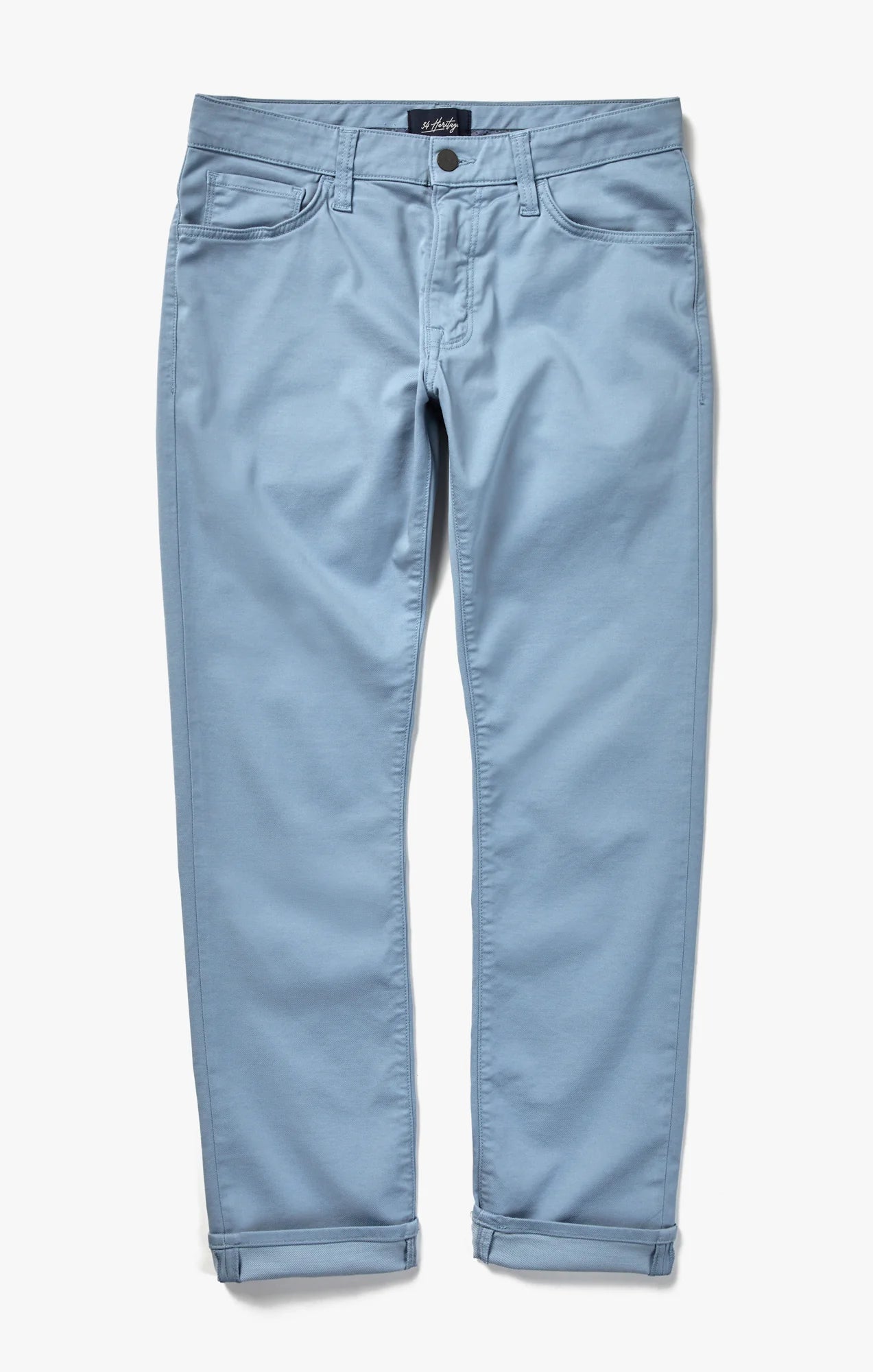 34 HERITAGE.JEANS | Cool Slim Leg Pants in Faded Denim Summer CoolMax
