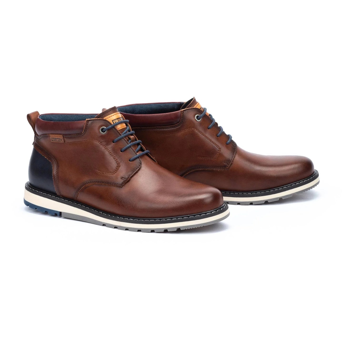 Pikolinos| BERNA-Men’s lace-up ankle boots M8J-8181-CUERO