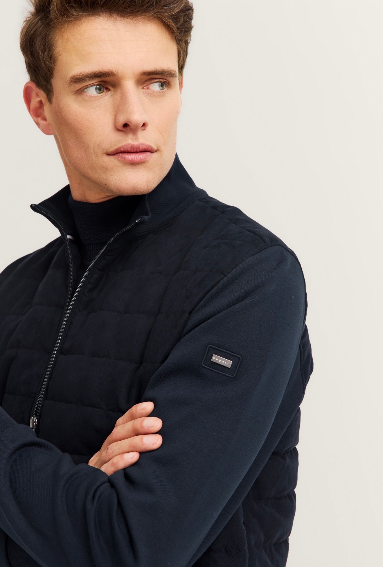 Bugatti Sweat-Shirt Jacket 8700 85072D - Navy/390