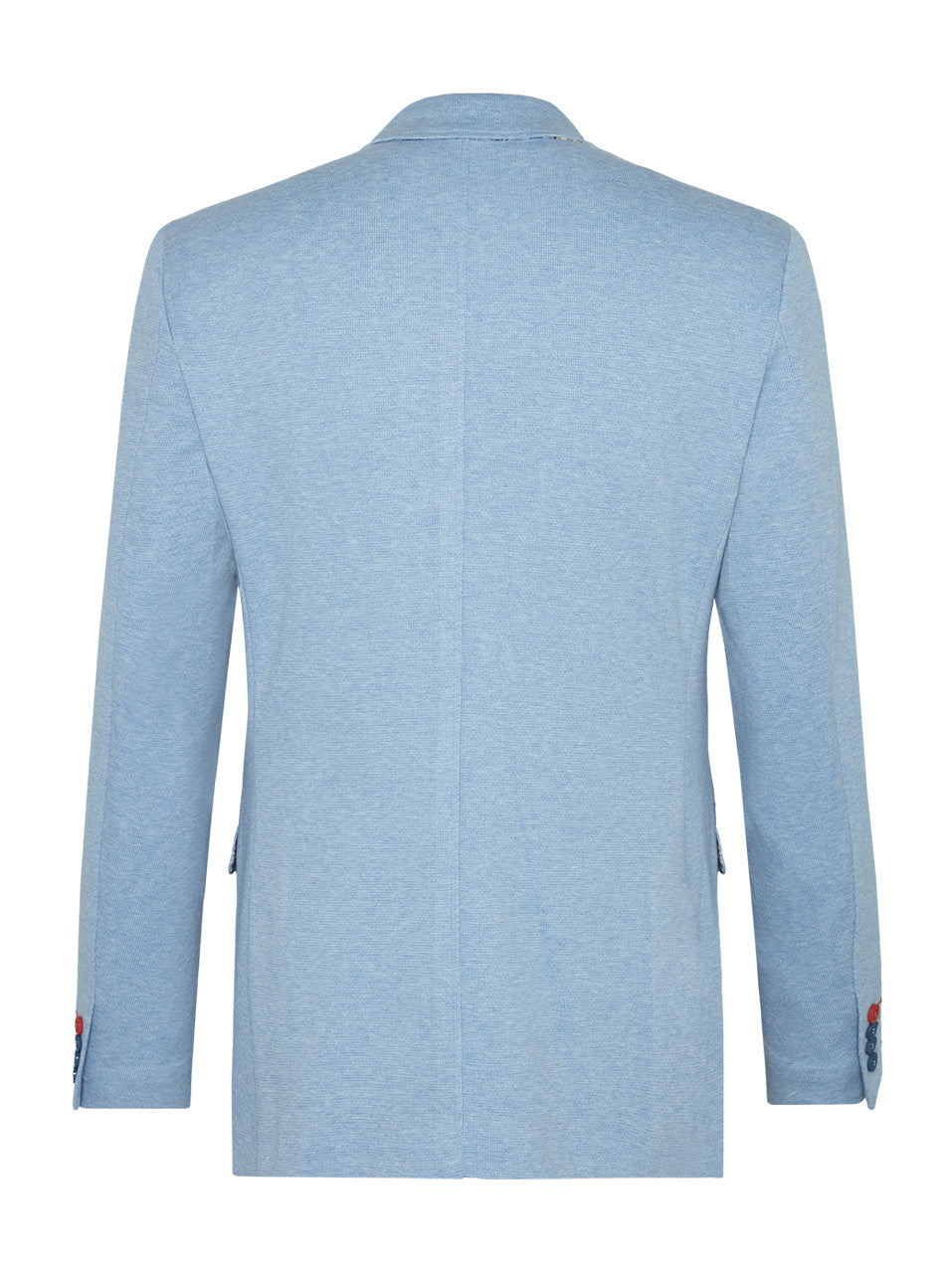 A Fish Named Fred Melange Pique - Light Blue