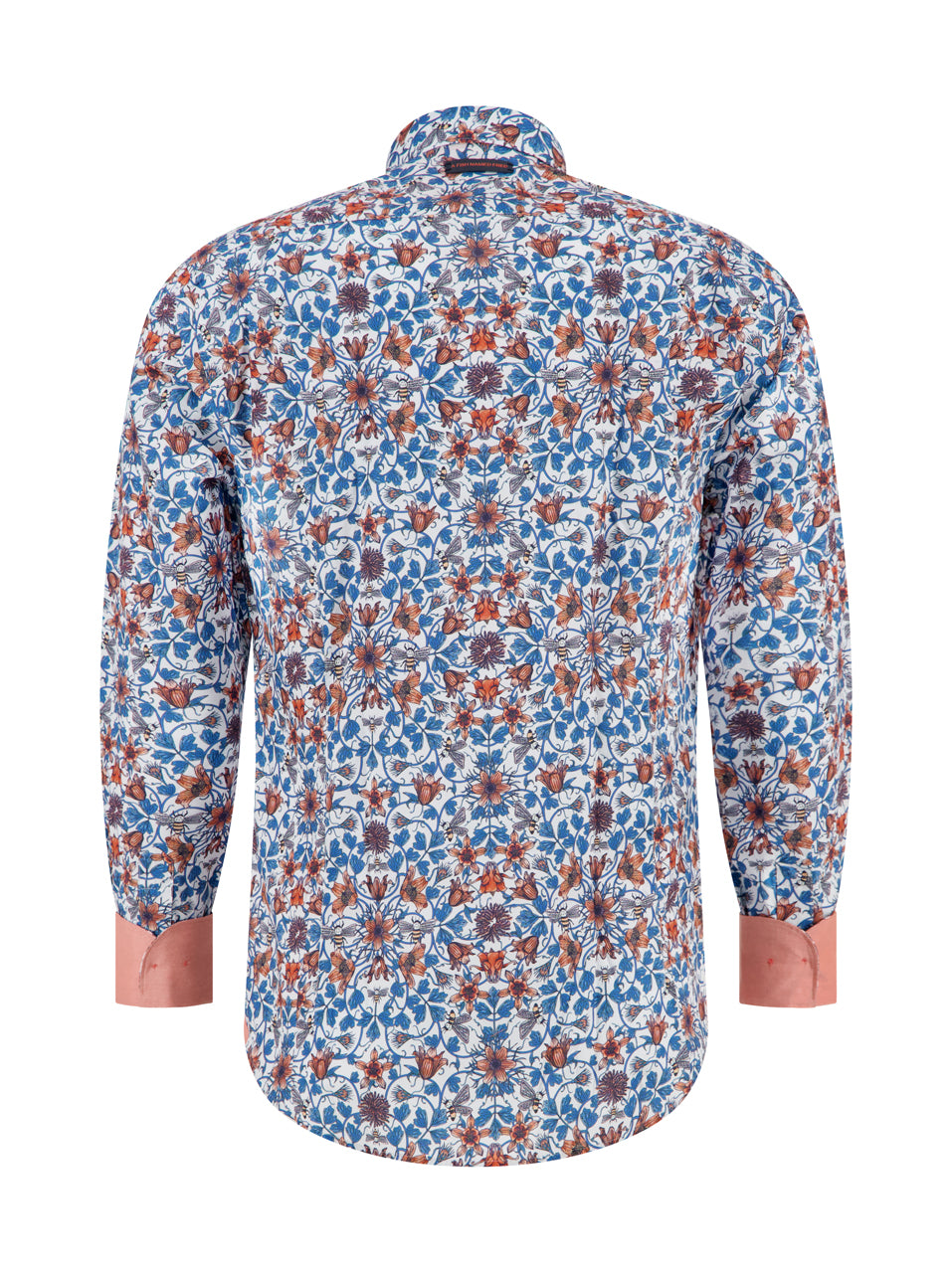 A Fish Named Fred Shirt LS Art Nouveau - Cobalt