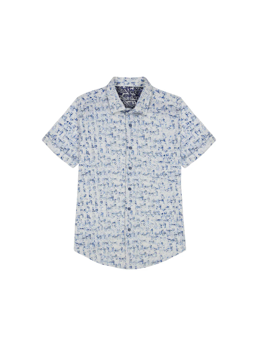 Robert Graham SS Makemo - Blue White