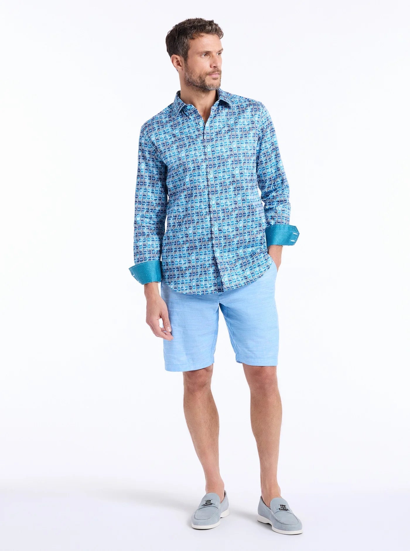 Robert Graham LS Westmoreland - Blue