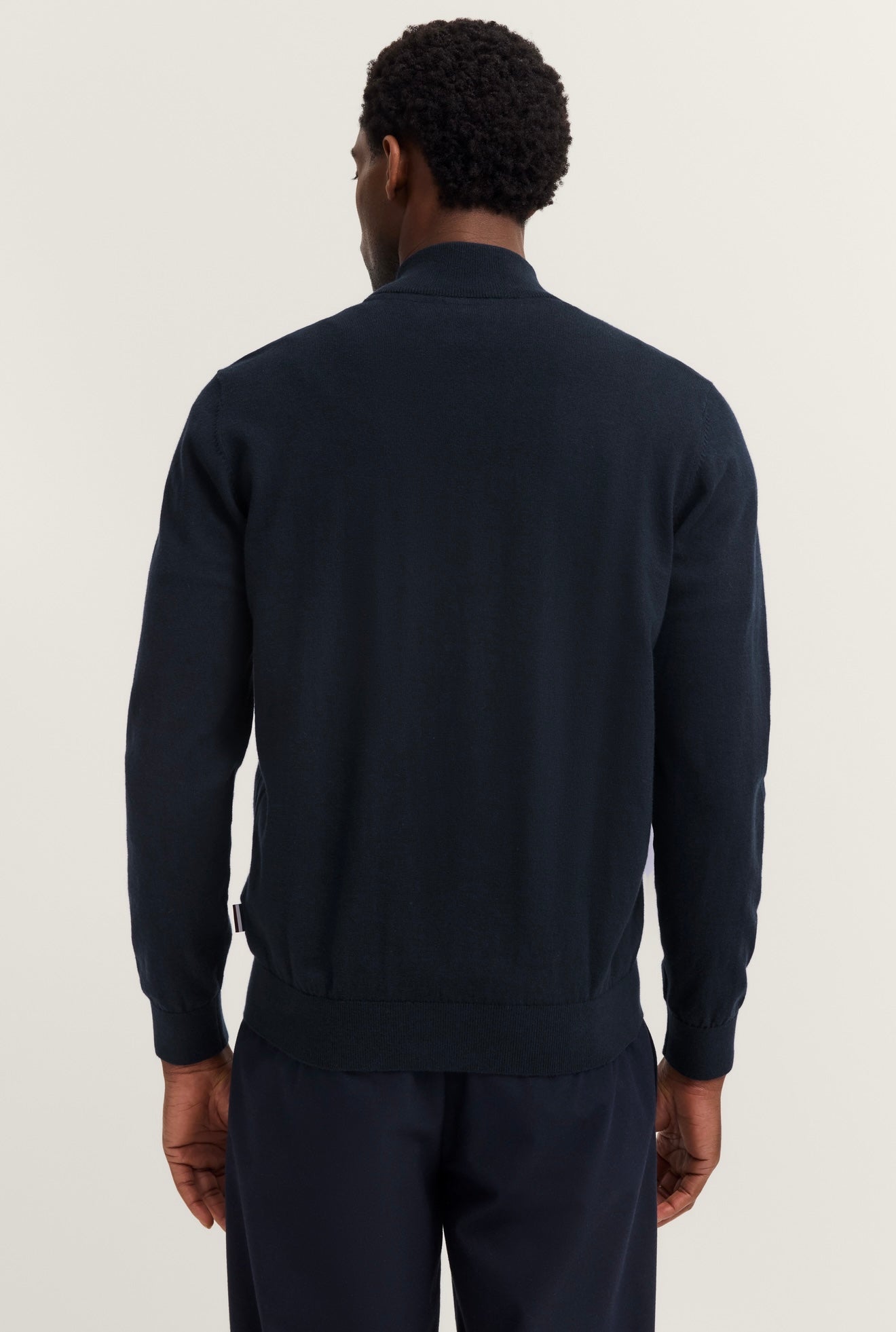 Bugatti Full Zip Knit Jacket - Navy