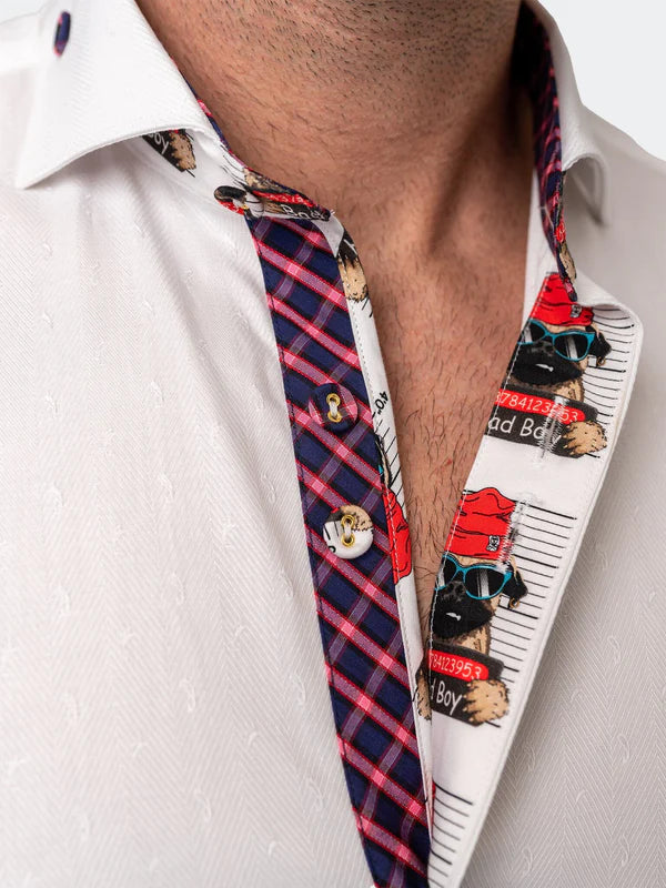 MACEOO-EINSTEIN ELEGANT PAISLEY WHITE