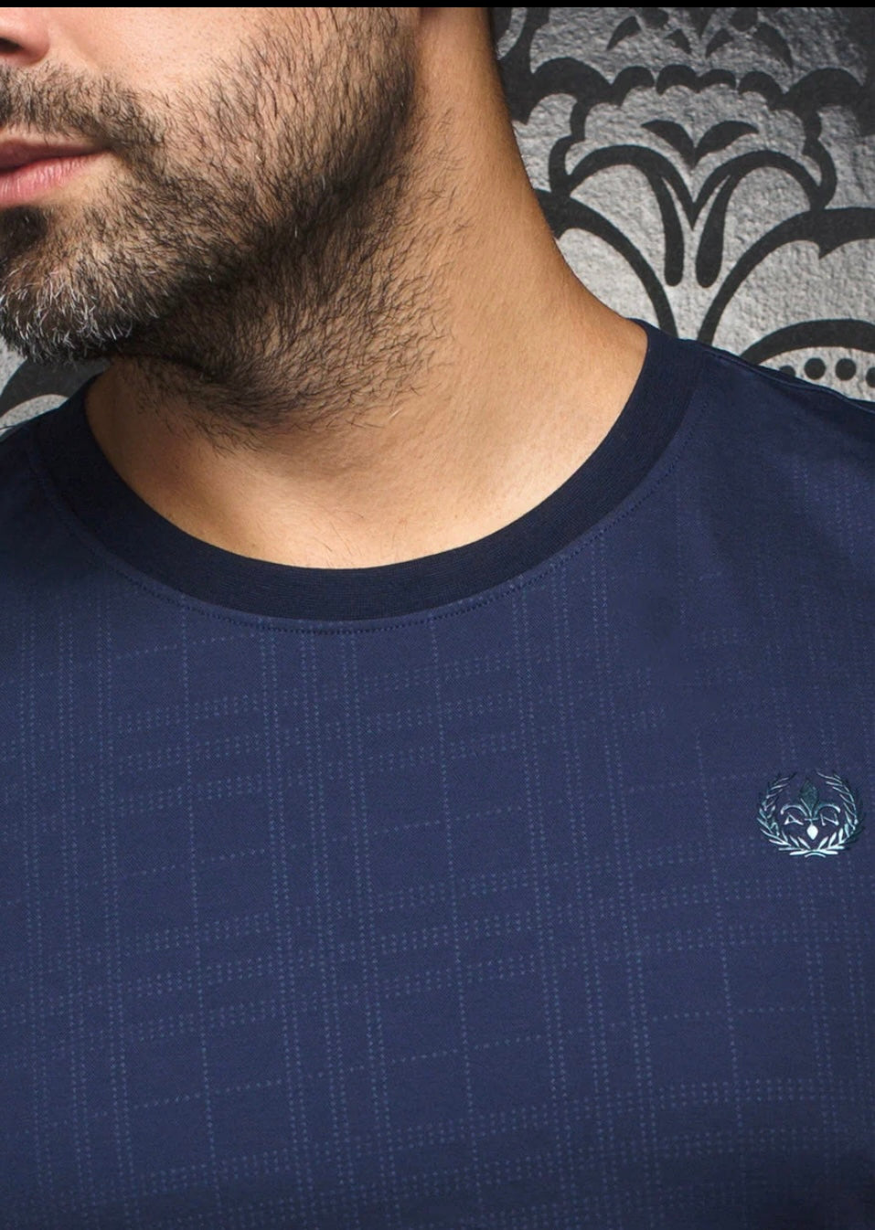 AU Noir T-Shirt C-Varenna - Navy