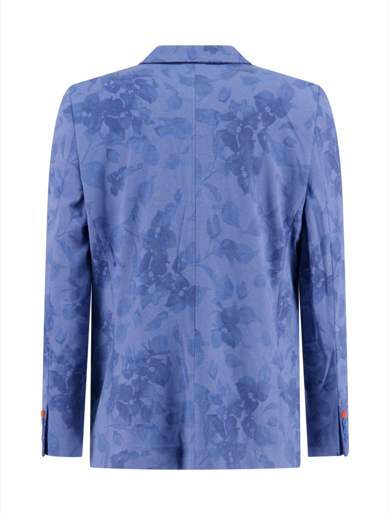 A Fish Named Fred Blazer Printed Pique - Light Blue