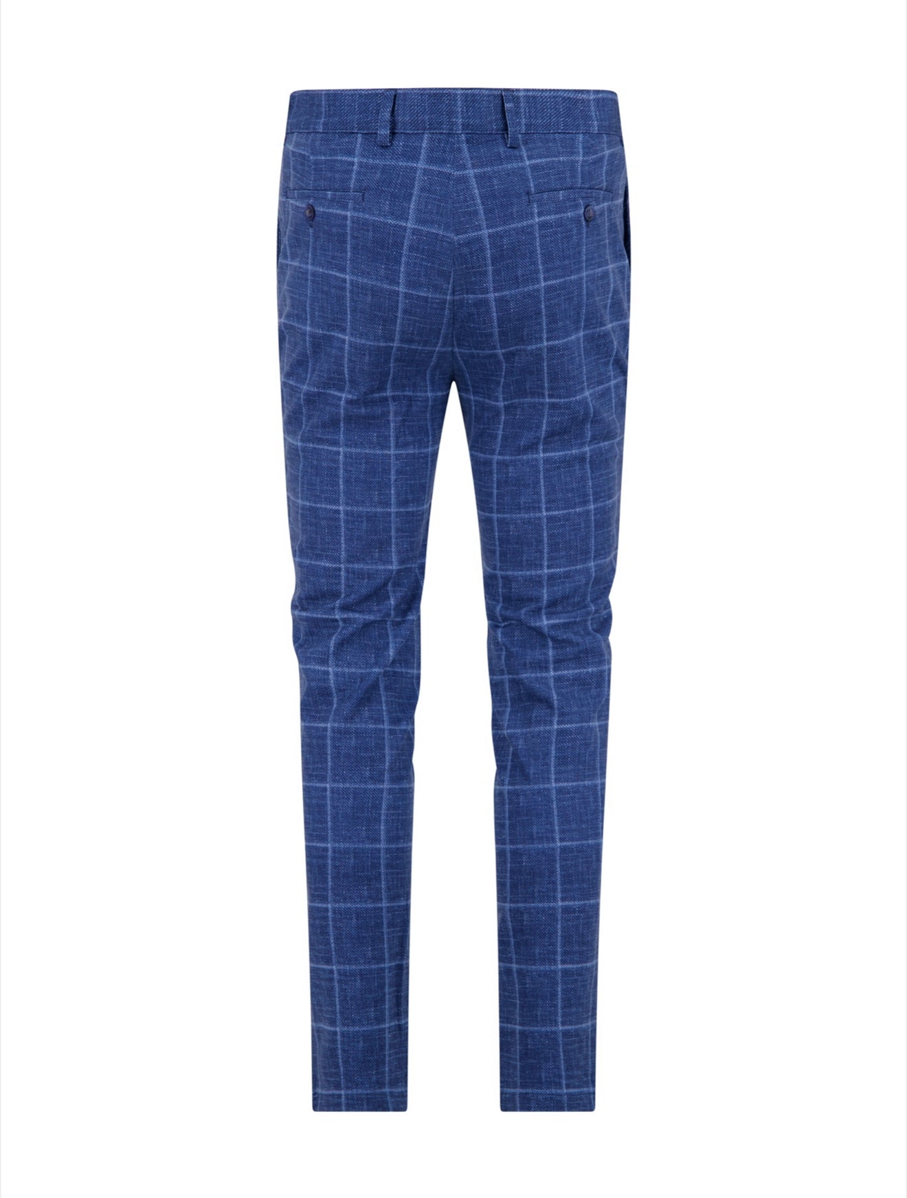 A Fish Named Fred Trouser Travel Check - Navy