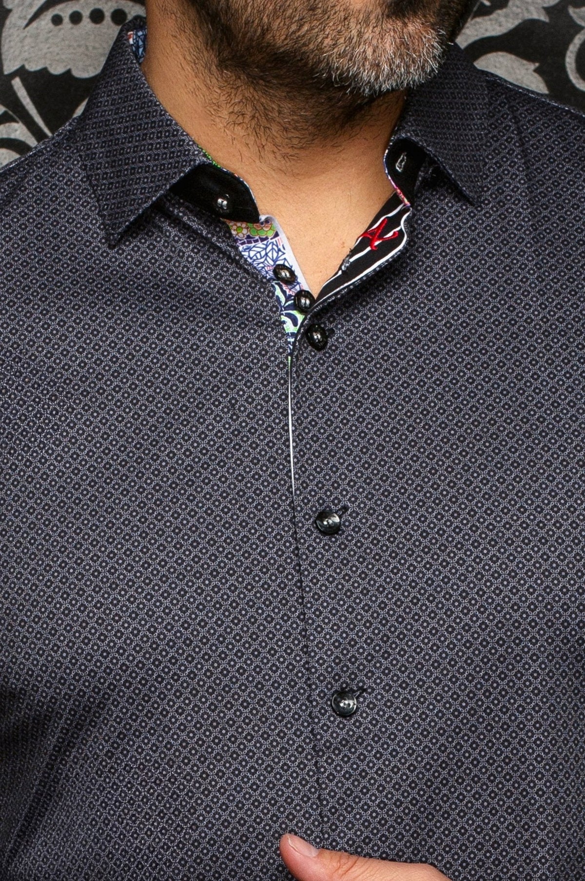 Au Noir LS Shirt Elvaris - Black