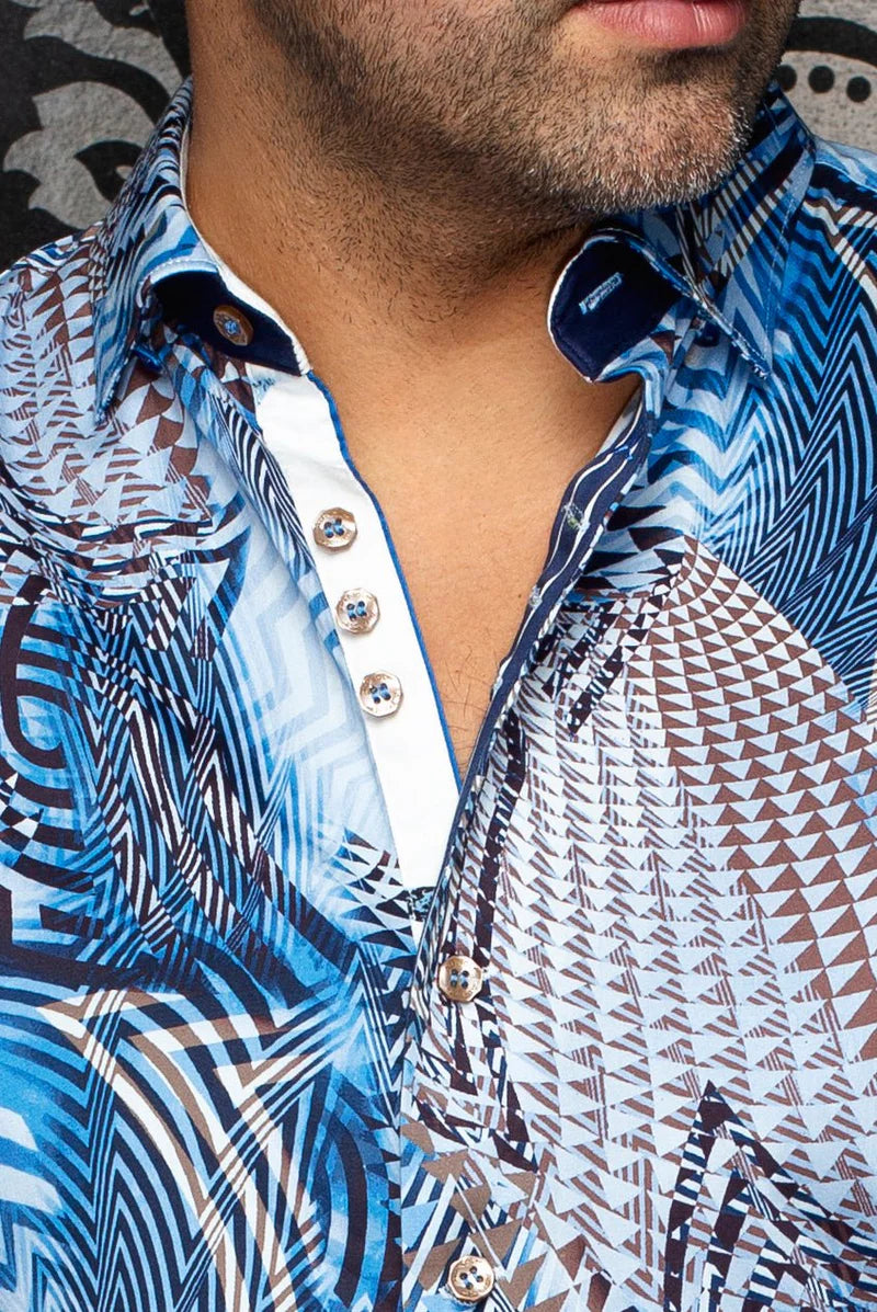 Au Noir SS Shirt Badesi - Light Blue