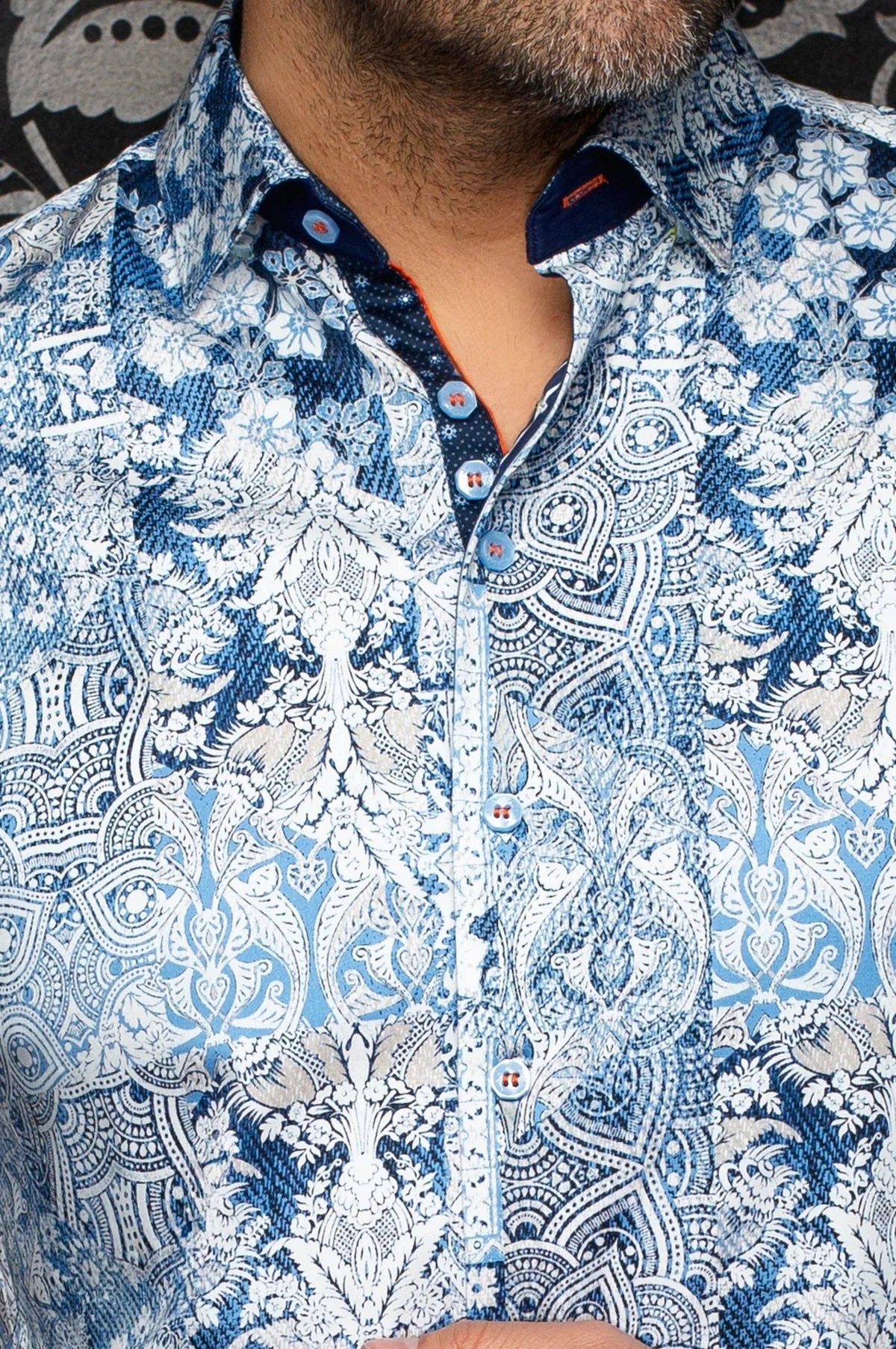 Au Noir LS Shirt Cascais - Blue