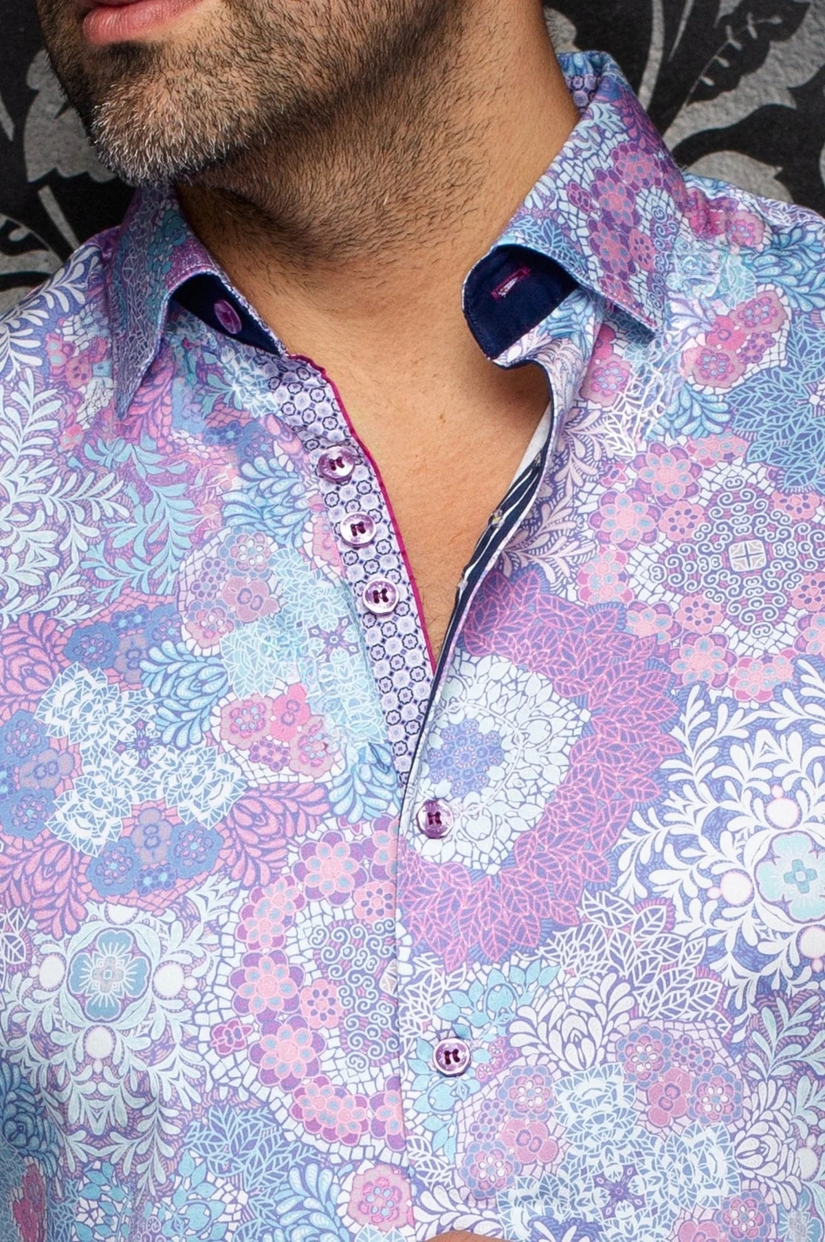 Au Noir LS Shirt Ashar - Pink