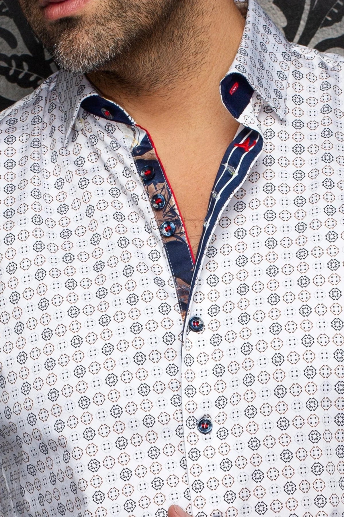 Au Noir LS Shirt Skydale - White