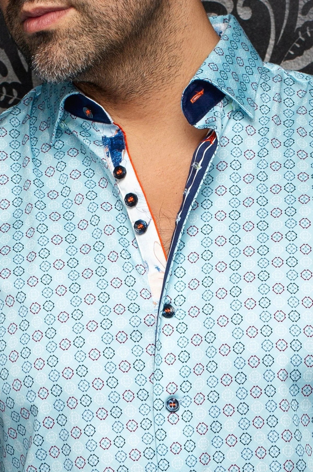 Au Noir LS Shirt Skydale - Blue