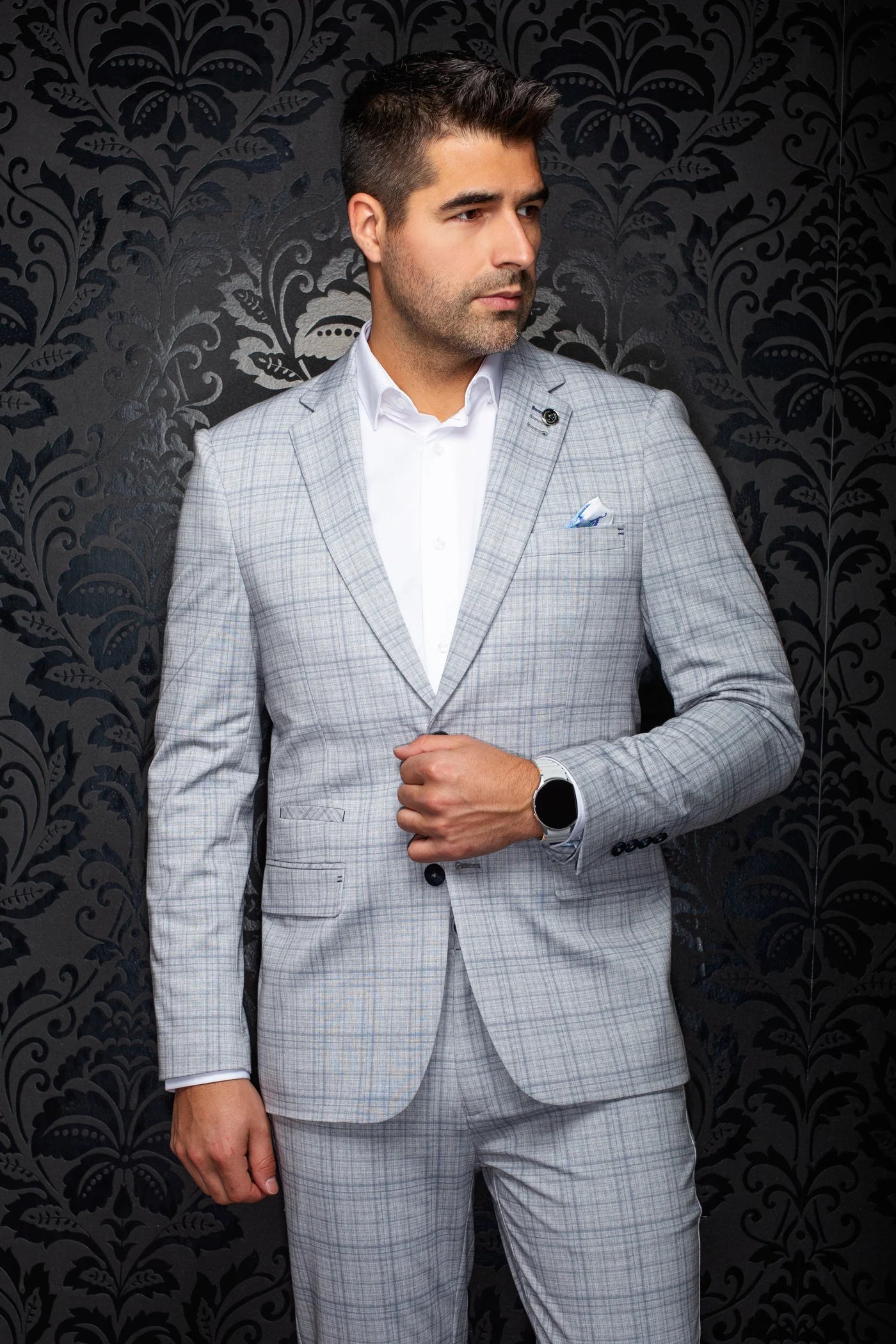 Au Noir Blazer Haze - Grey