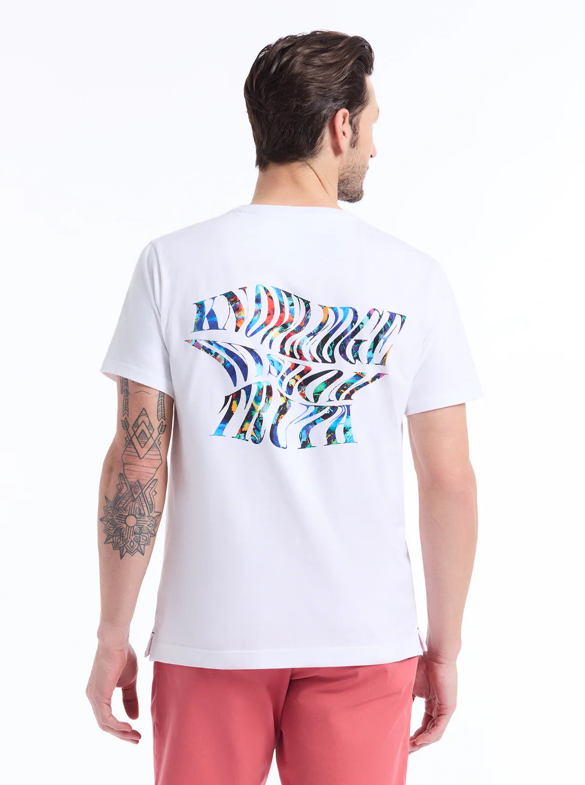 Robert Graham Wavy Sips T-Shirt - White
