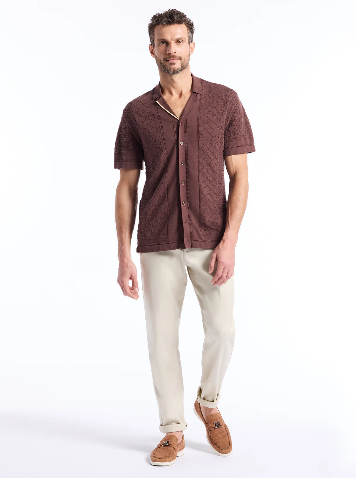 Robert Graham SS Cardigan Delmar - Brown