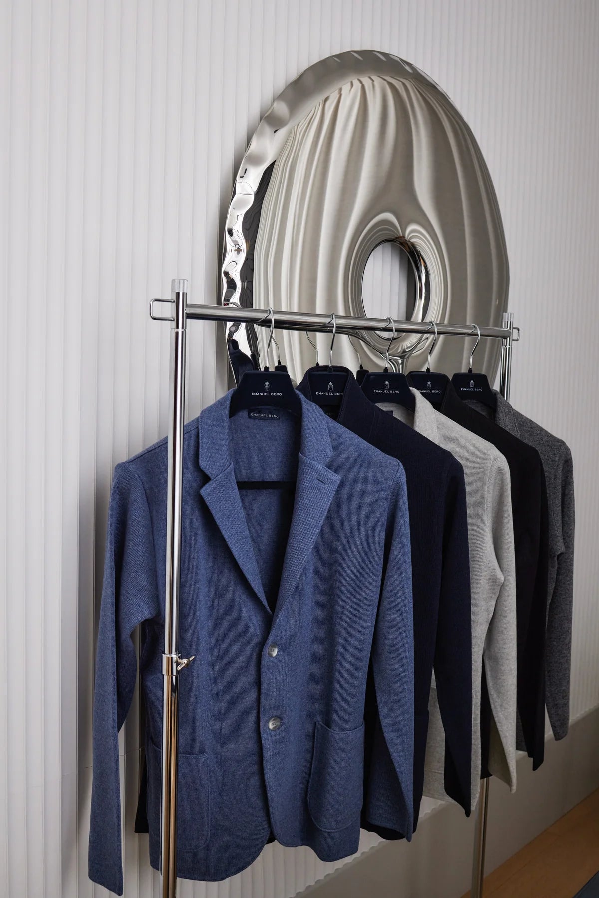 Emanuel Berg Two Button Premium Swacket - Dark Blue