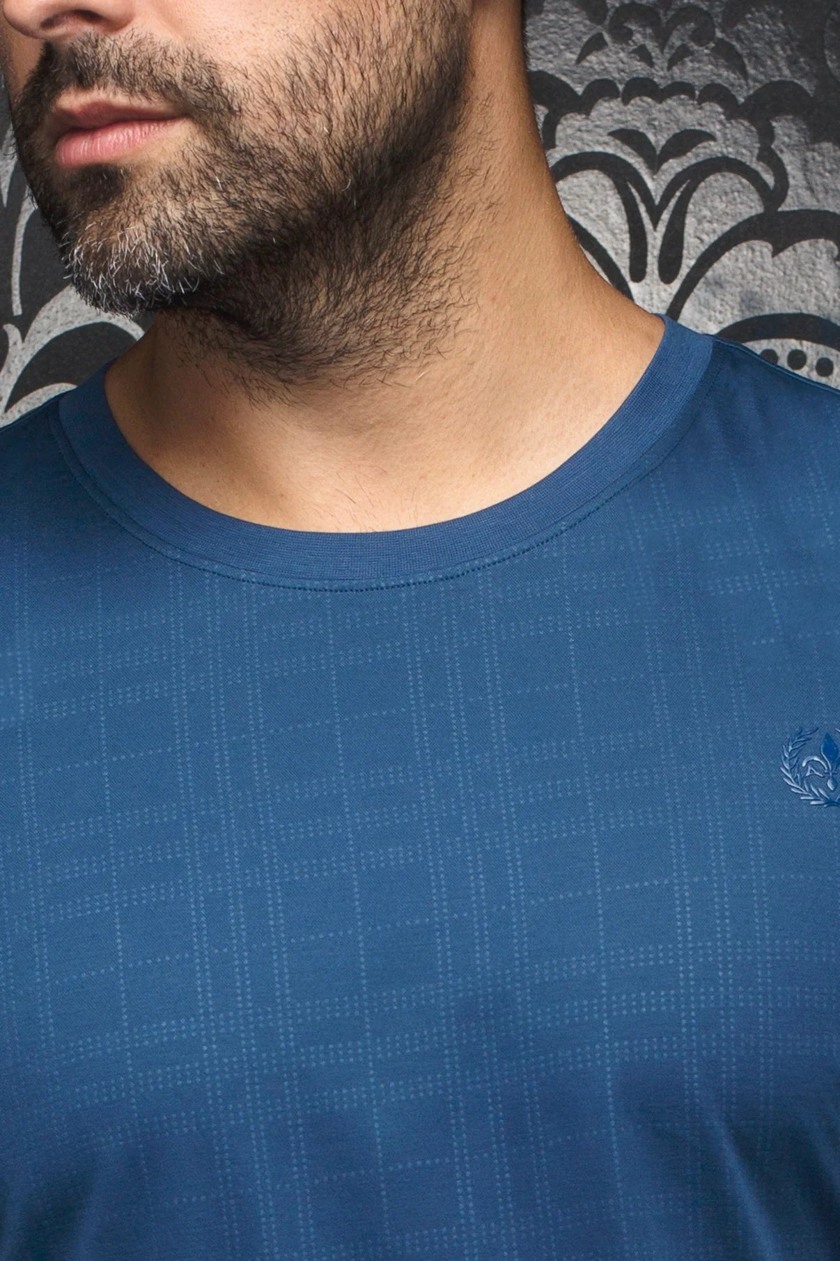 Au Noir T-Shirt C-Varenna - Indigo