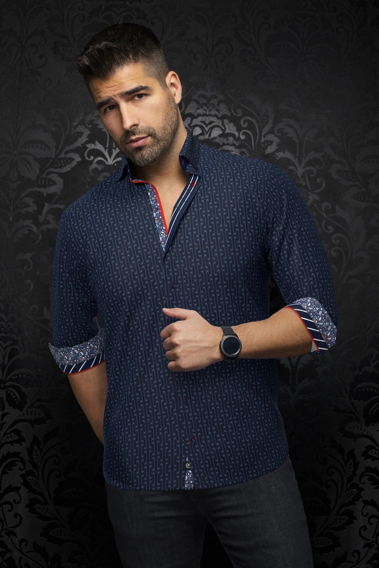 Au Noir LS underwood - Navy