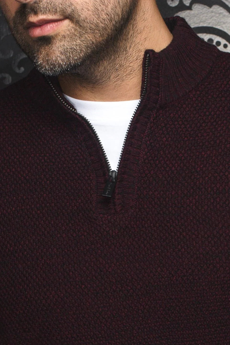 Au Noir Sweater Chandail Vogar - Burgundy