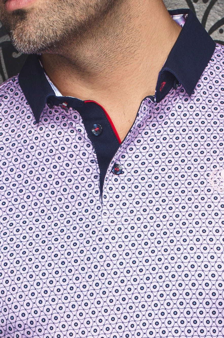 Au Noir Polo SS Asher - Pink
