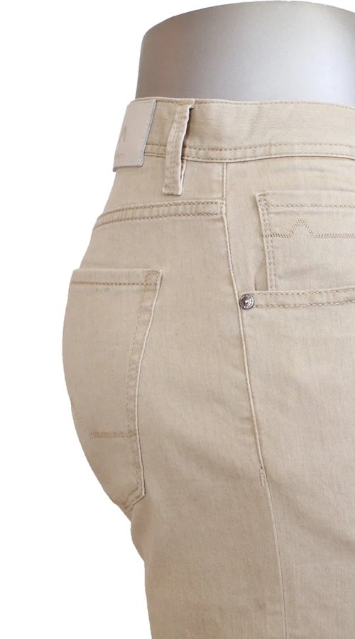Alberto Pants- Light Tencel Denim - Tan