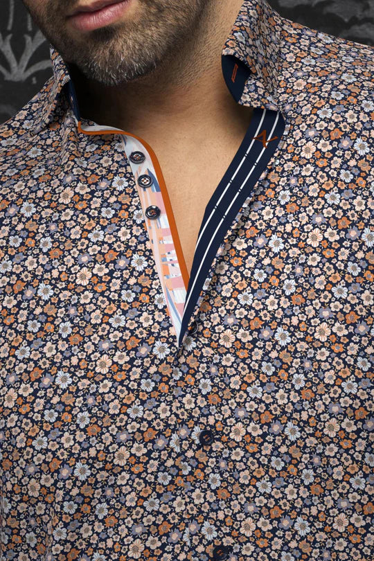 Au Noir LS Haylo - Navy Orange