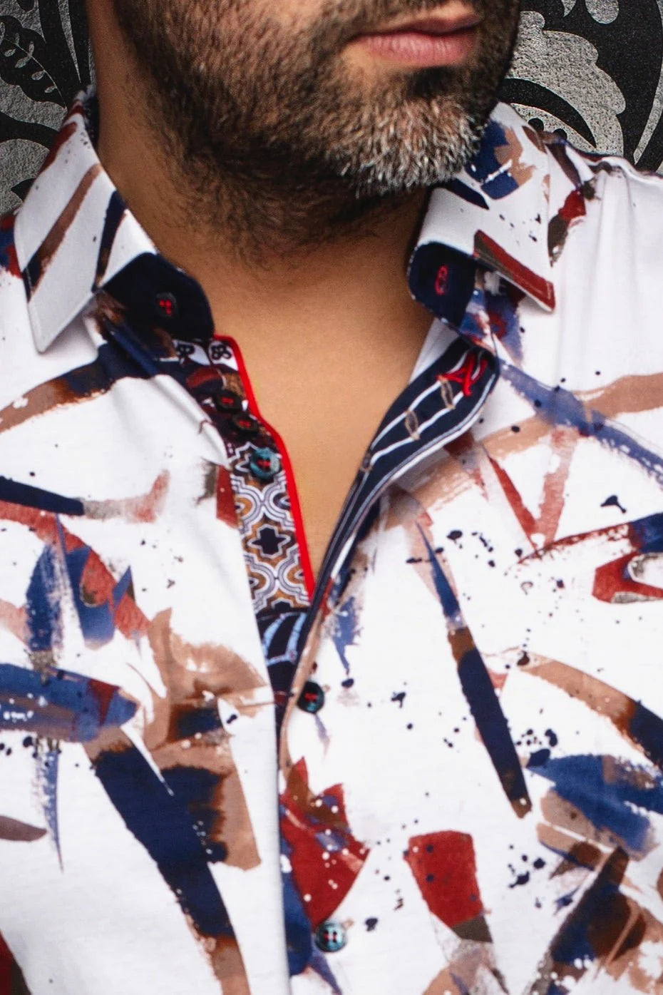 Au Noir LS Zander - White red