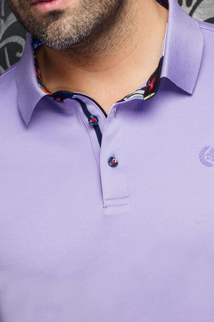 Au Noir Polo SS Eagle - Lavender