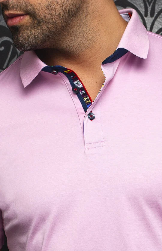 Au Noir Polo SS Eagle - Pink