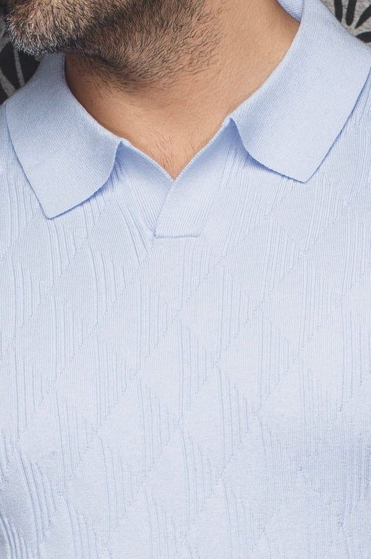 Au Noir Polo SS Lowick - Lt. Blue