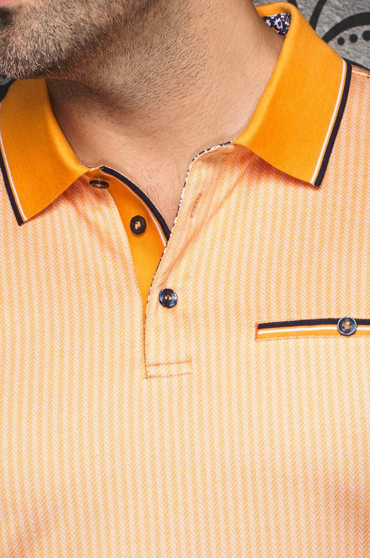 Au Noir Polo SS Mayberry - Orange