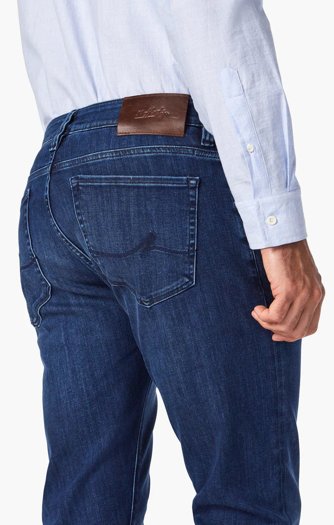 34 HERITAGE.JEANS | Cool Tapered Leg Jeans In Mid Indigo Urban