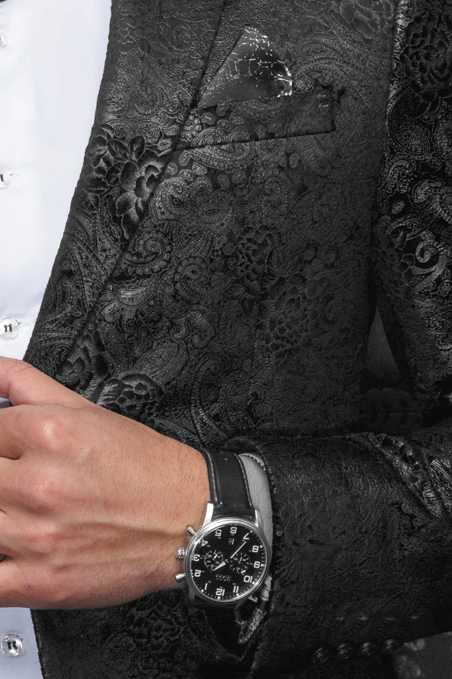 Au Noir Blazer Travolta - Black