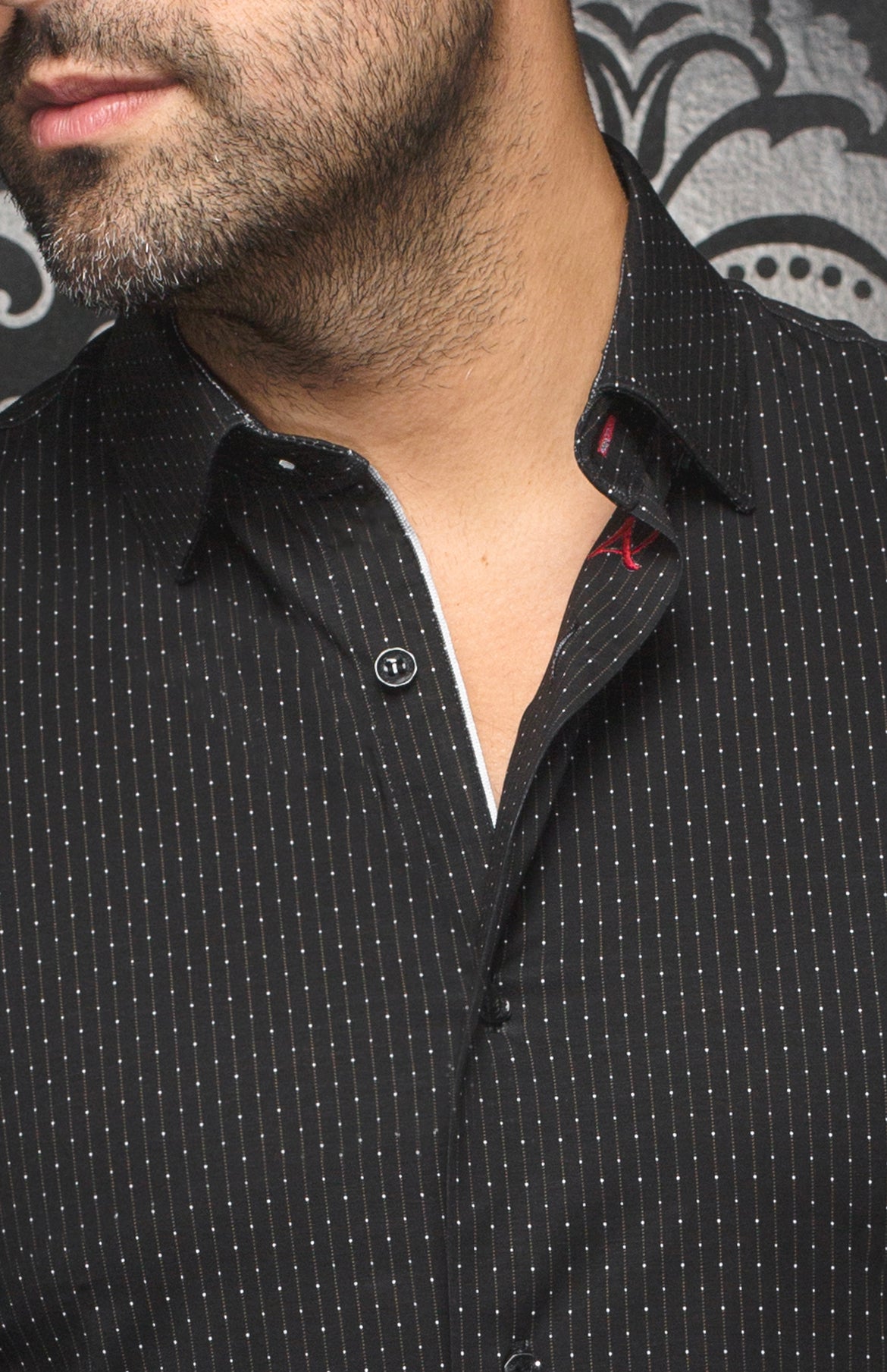 AU Noir LS Shirt Alexander NDL - Black
