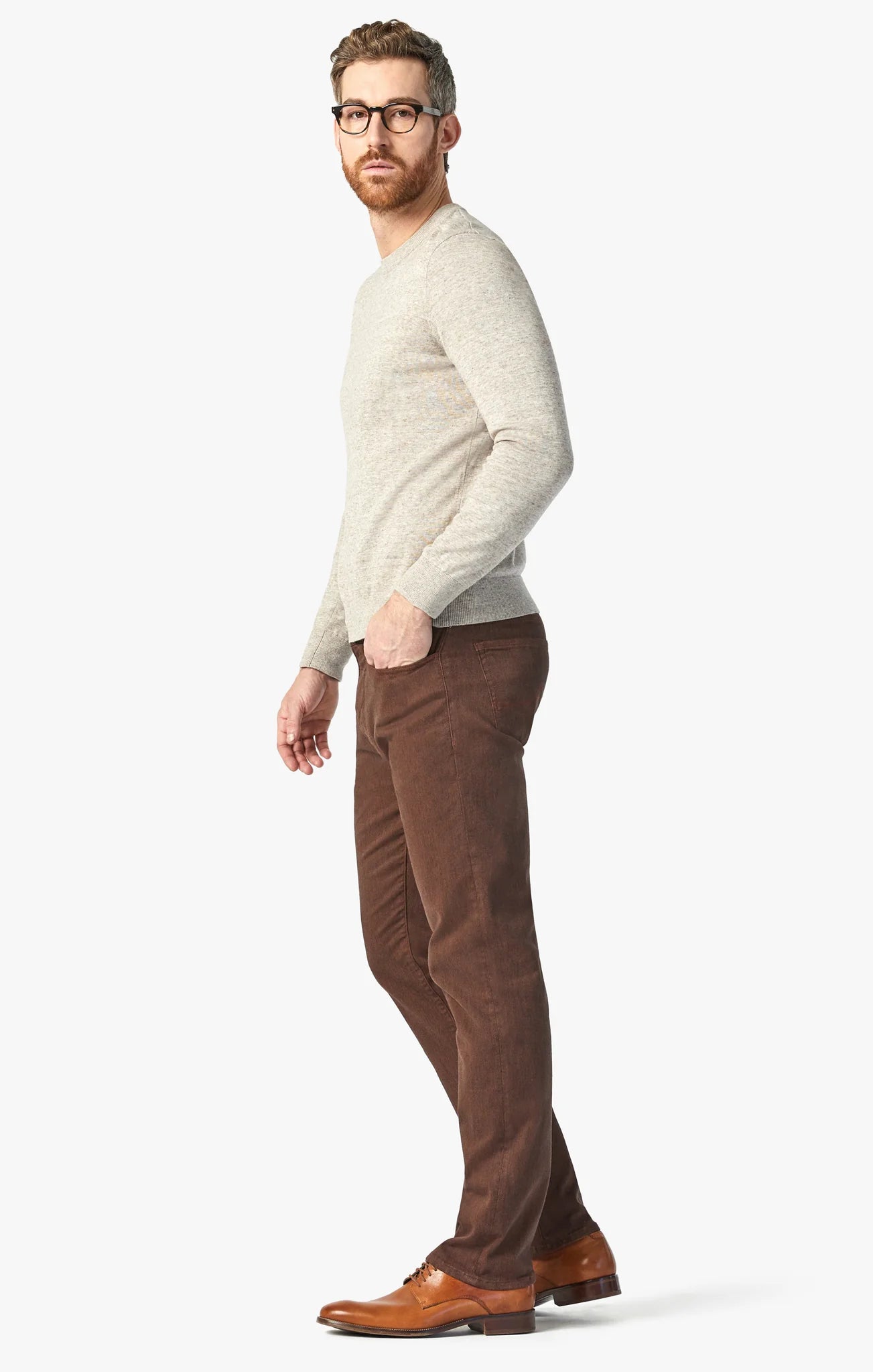 34 HERITAGE. JEANS |  Cool Cognac Diagonal