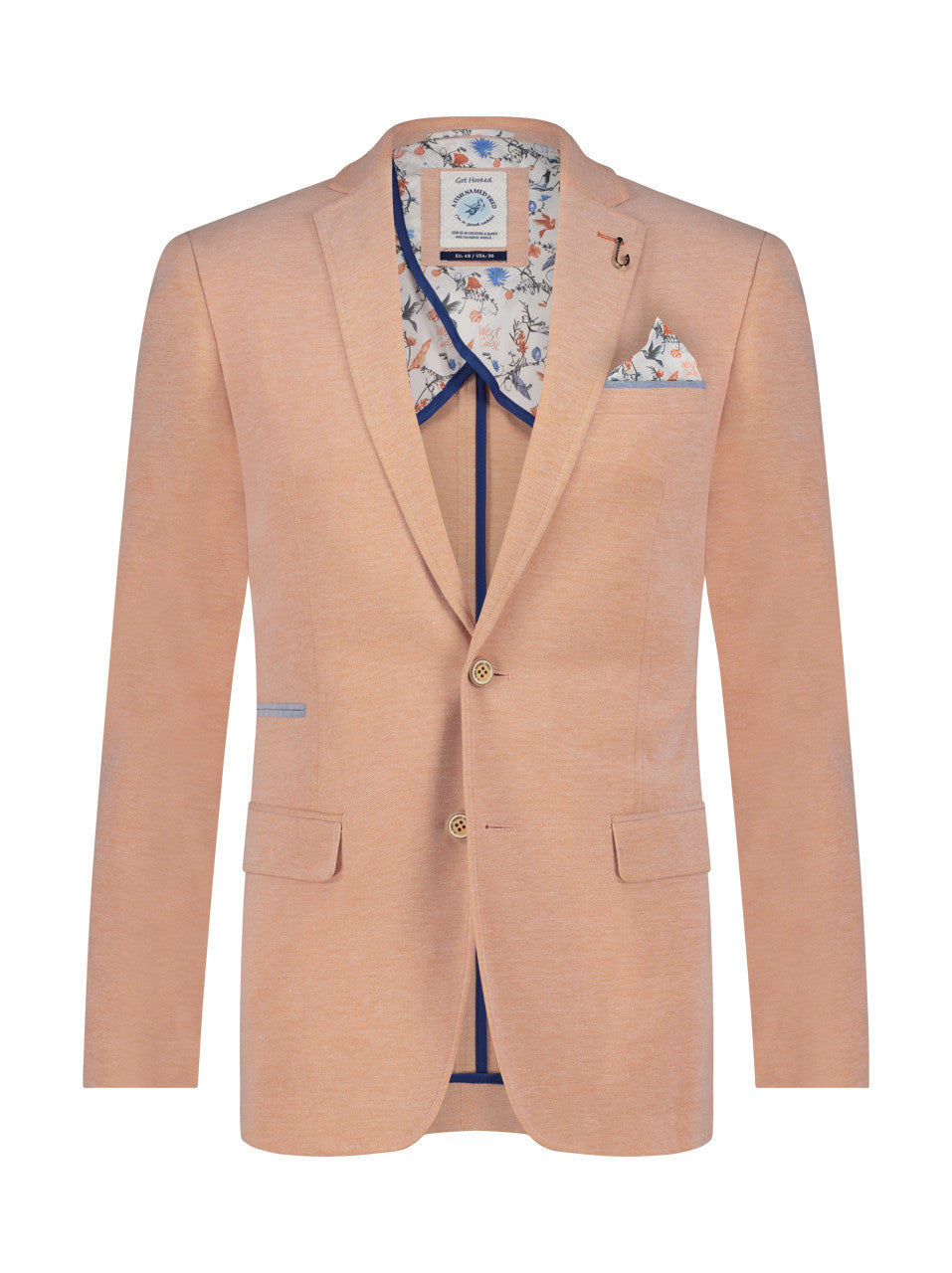 A Fish Named Fred Pique Blazer - Peach