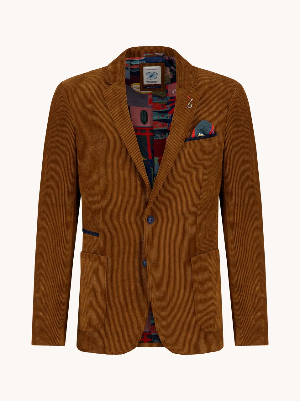 A Fish Named Fred Rib Blazer - Cognac