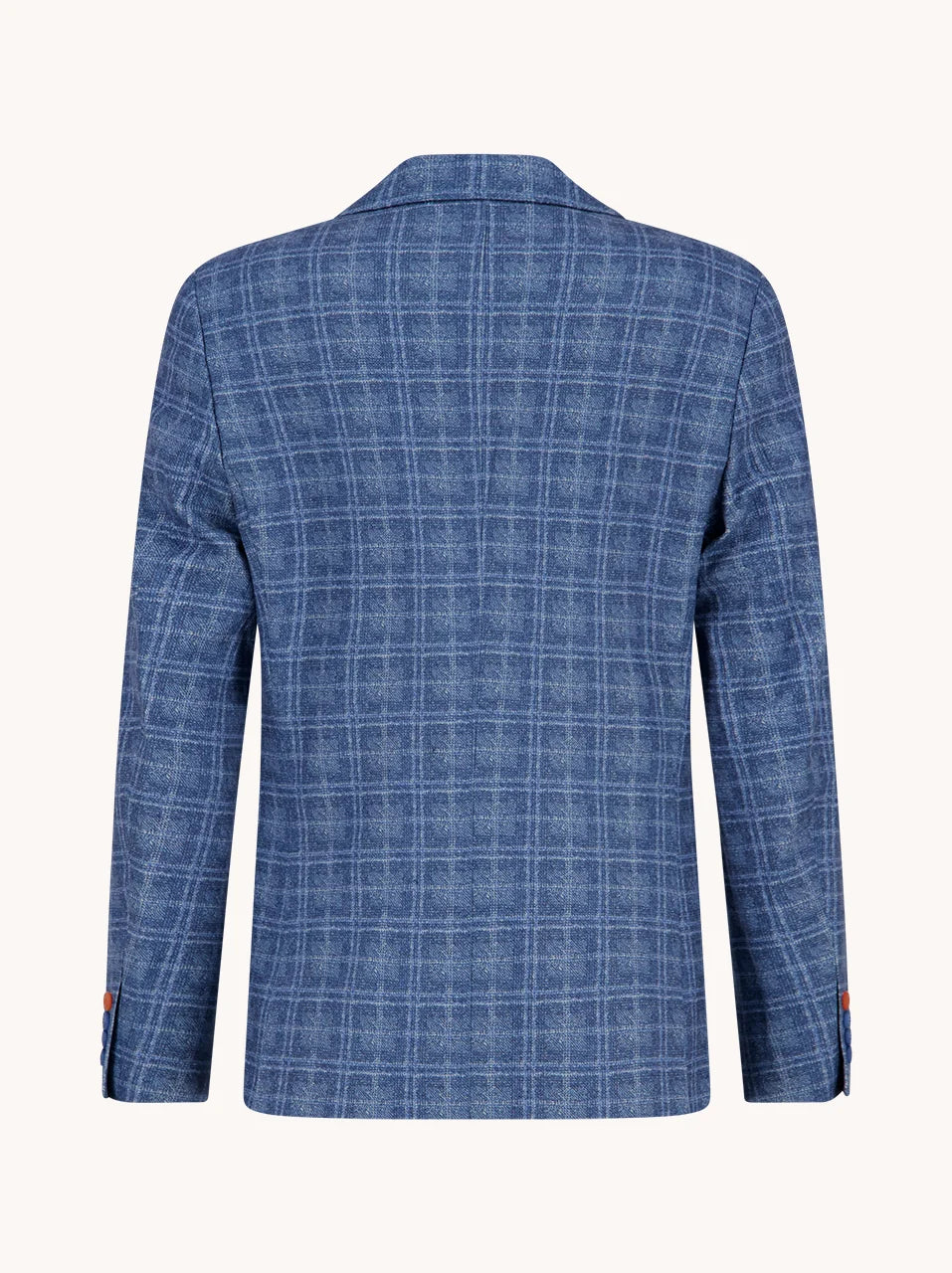 A Fish Named Fred Travel Check Blazer - Night Sky Blue