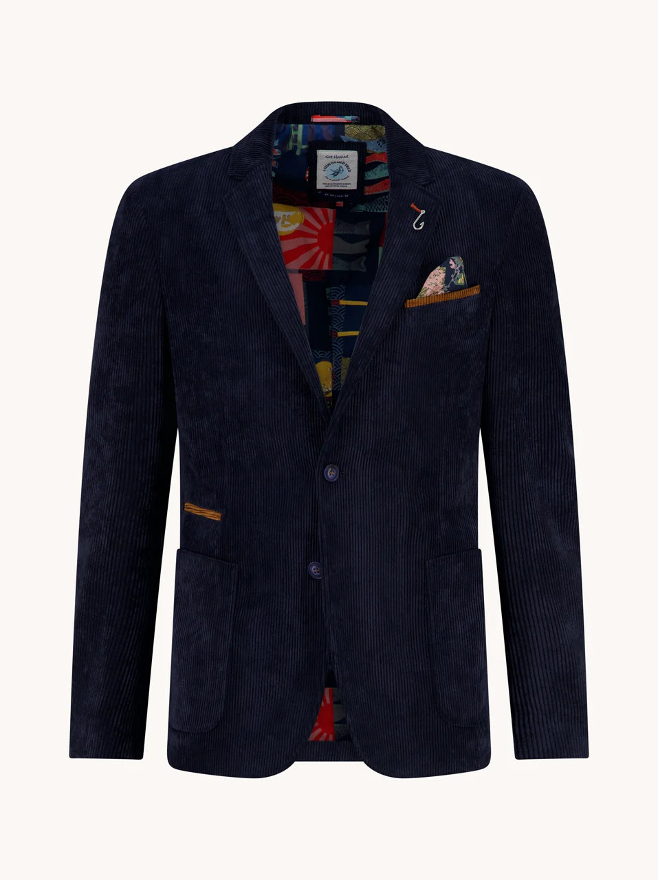 A Fish Named Fred Rib Blazer - Navy