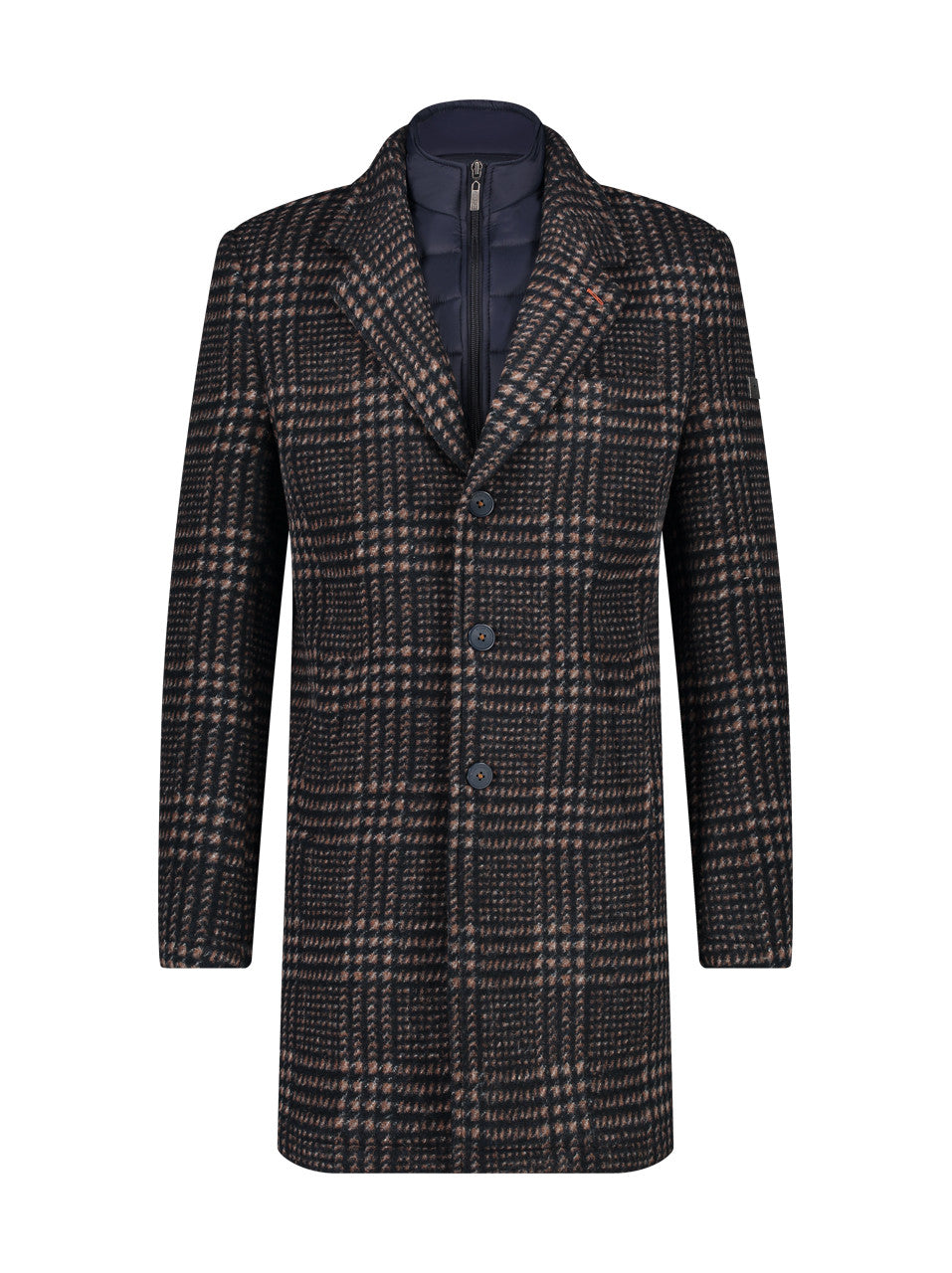 A Fish named Fred Over Coat Sml check