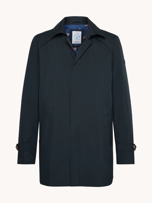 A Fish Named Fred Trench Coat - Navy