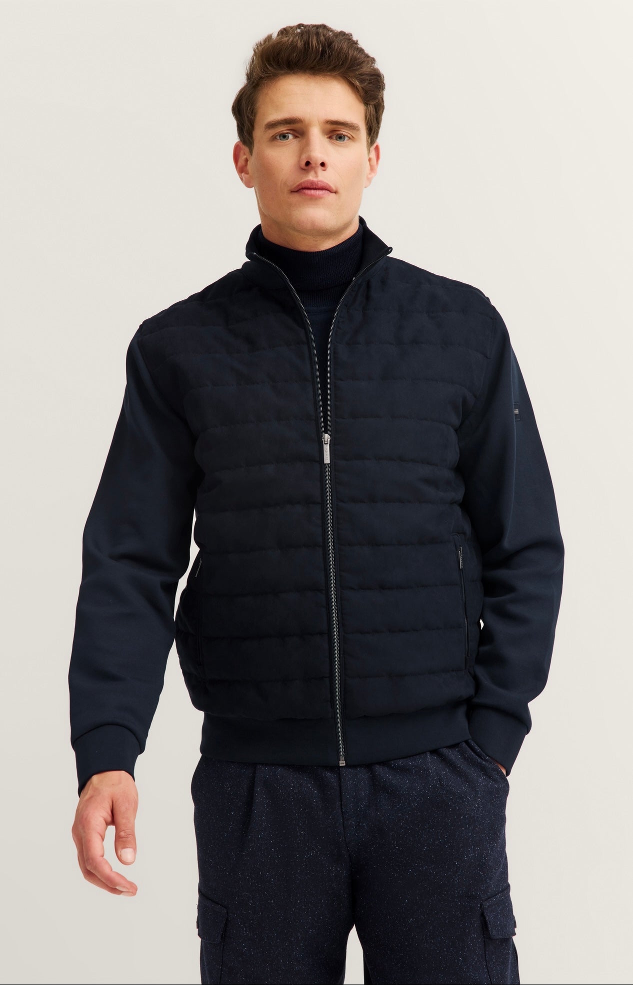 Bugatti Sweat-Shirt Jacket 8700 85072D - Navy/390