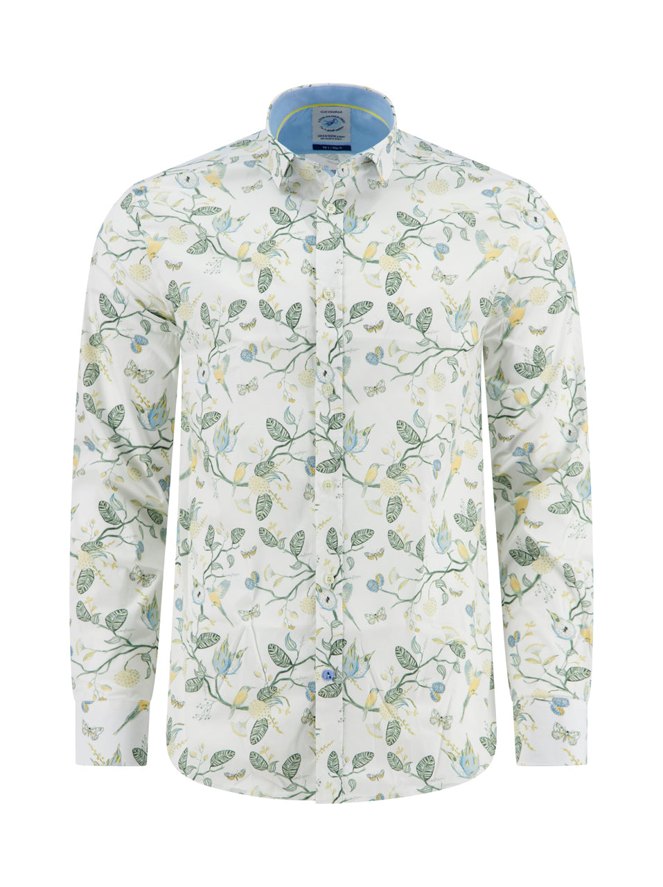 A Fish Named Fred Shirt LS Birdy Blooms - Multicolor Green