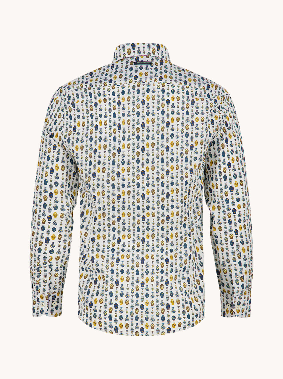 A Fish Named Fred Shirt LS Vase Gold - Yellow