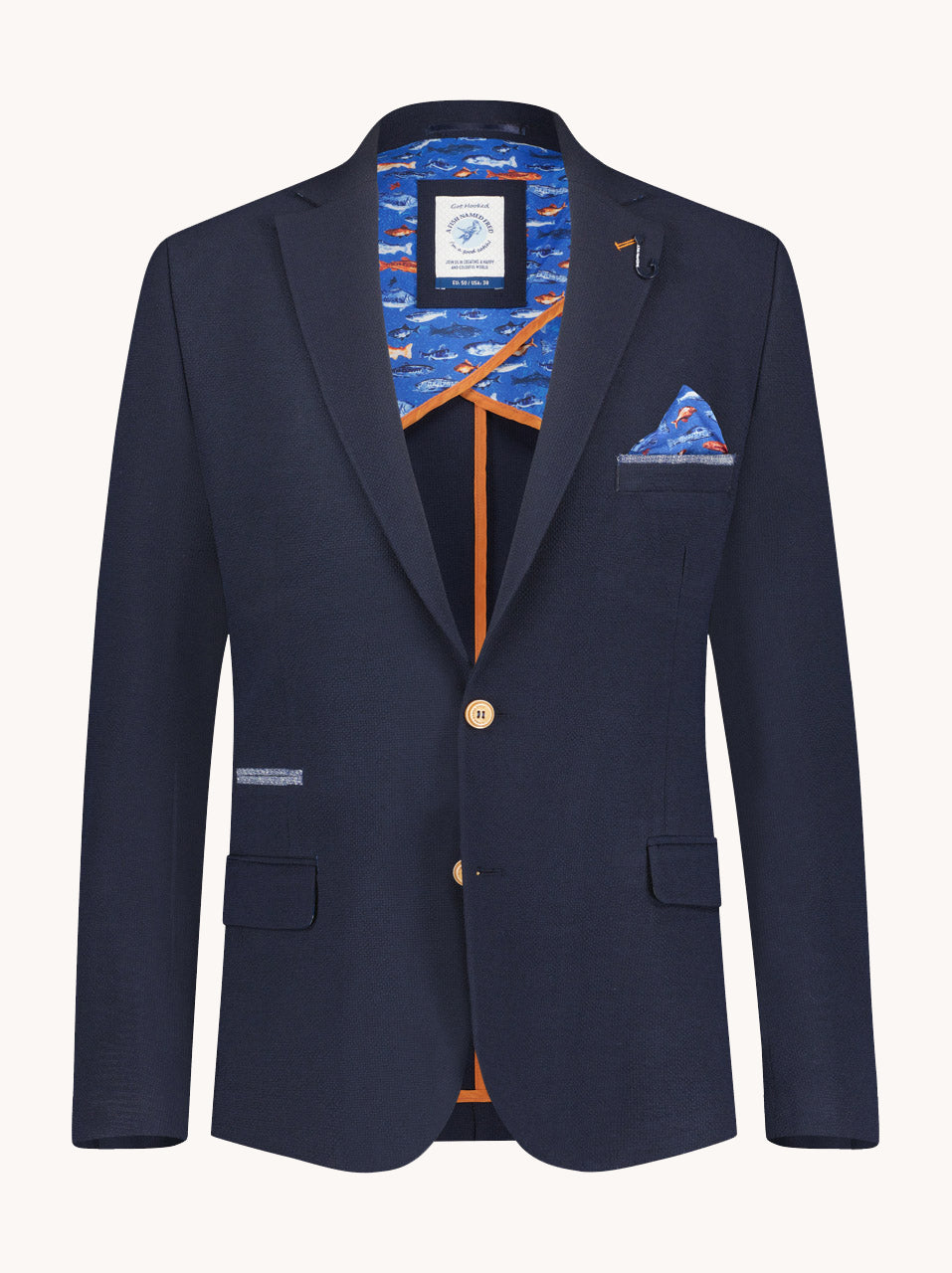A Fish Named Fred Blazer Bubble - Navy