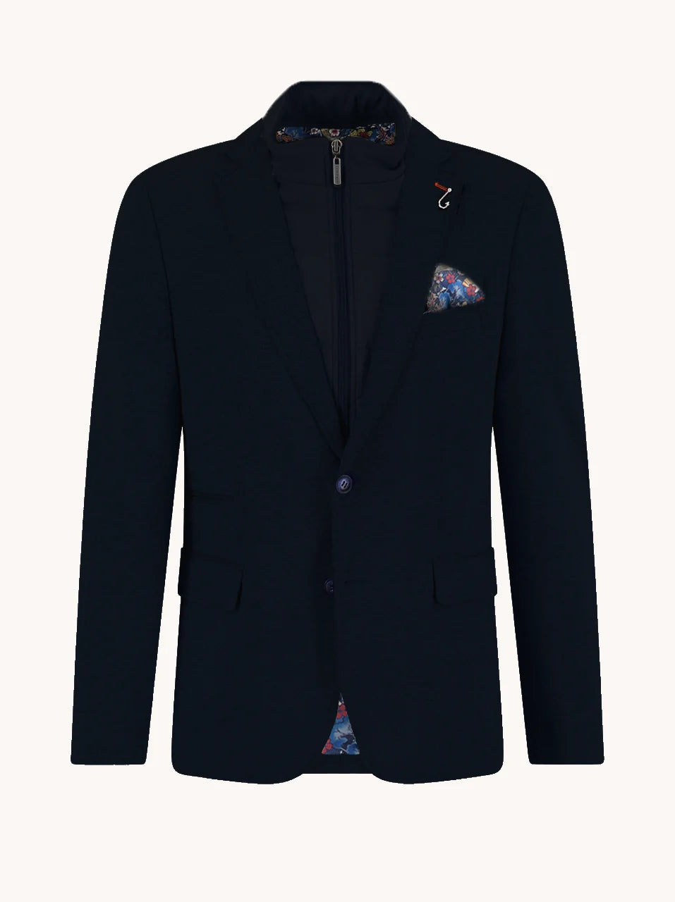 A Fish Named Fred Insert Blazer - Navy