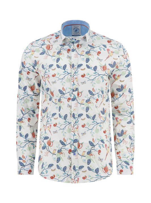 A Fish Named Fred Shirt Birdy Blooms - Multicolor