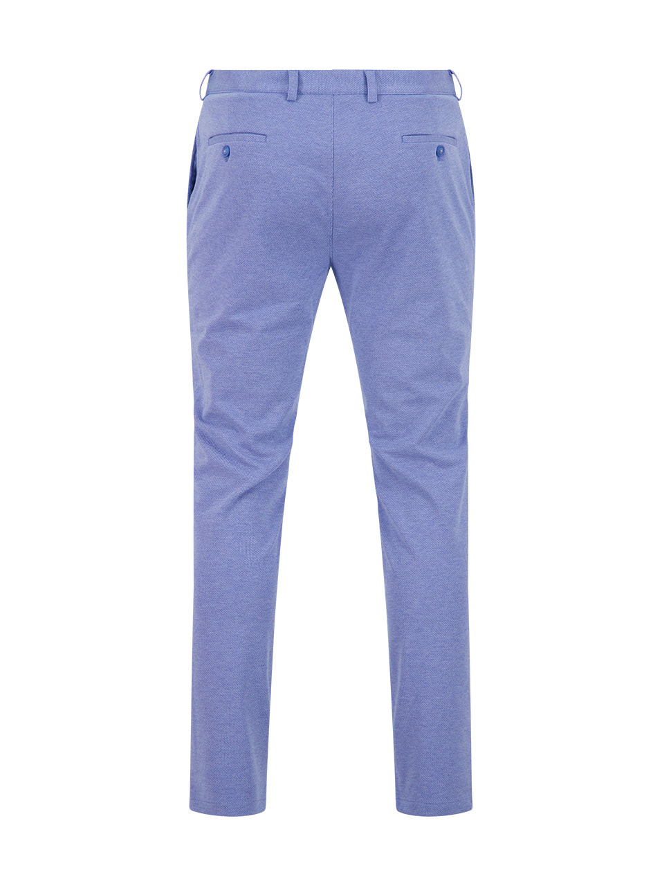 A Fish Named Fred Trouser Melange Pique - Light Blue